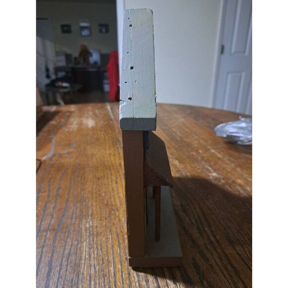 Vintage Handmade Wood Rustic Farmhouse Western Post Office Wall Decor Shadow Box - Picture 5 of 11